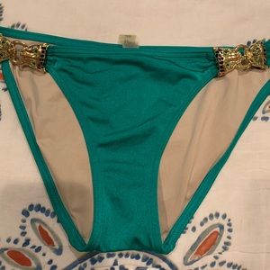 Victoria Secret Emerald Cheetah Bikini Bottom